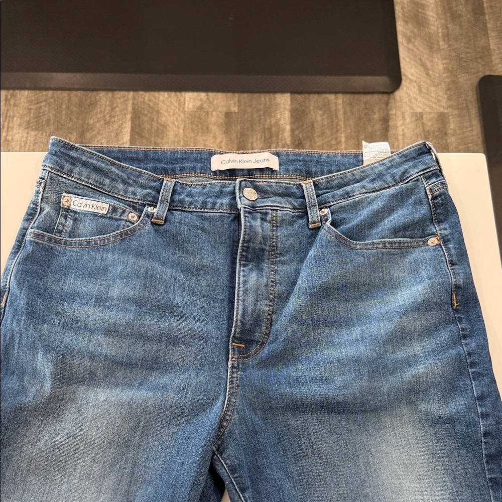 Calvin Klein Jeans Women's Blue Ankle & Cropped